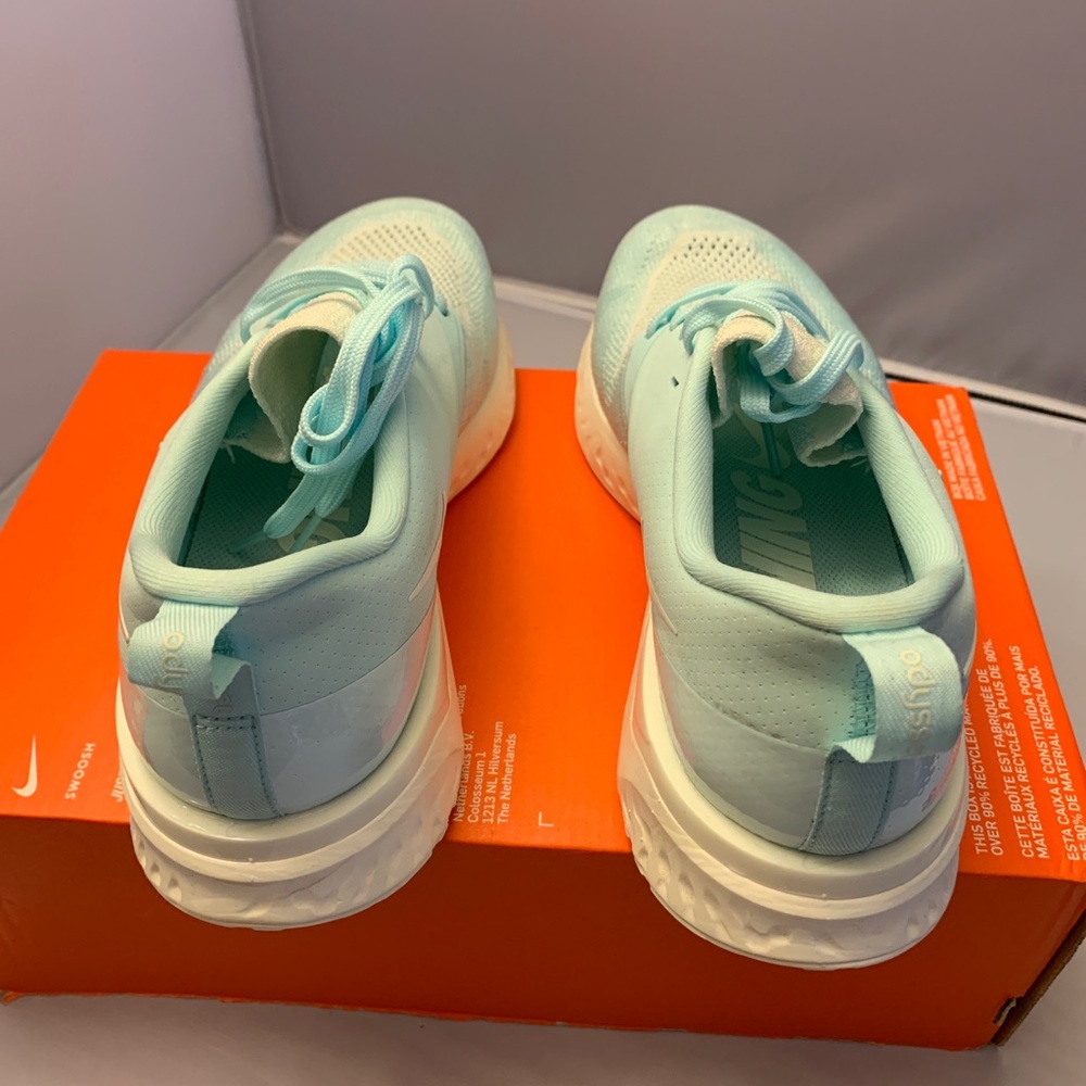 Nike Odyssey React 2 Flyknit Running Shoes9.5 Teal - image 3